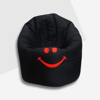 SMILEY BEAN BAG BLACK