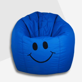 SMILEY BEAN BAG BLUE