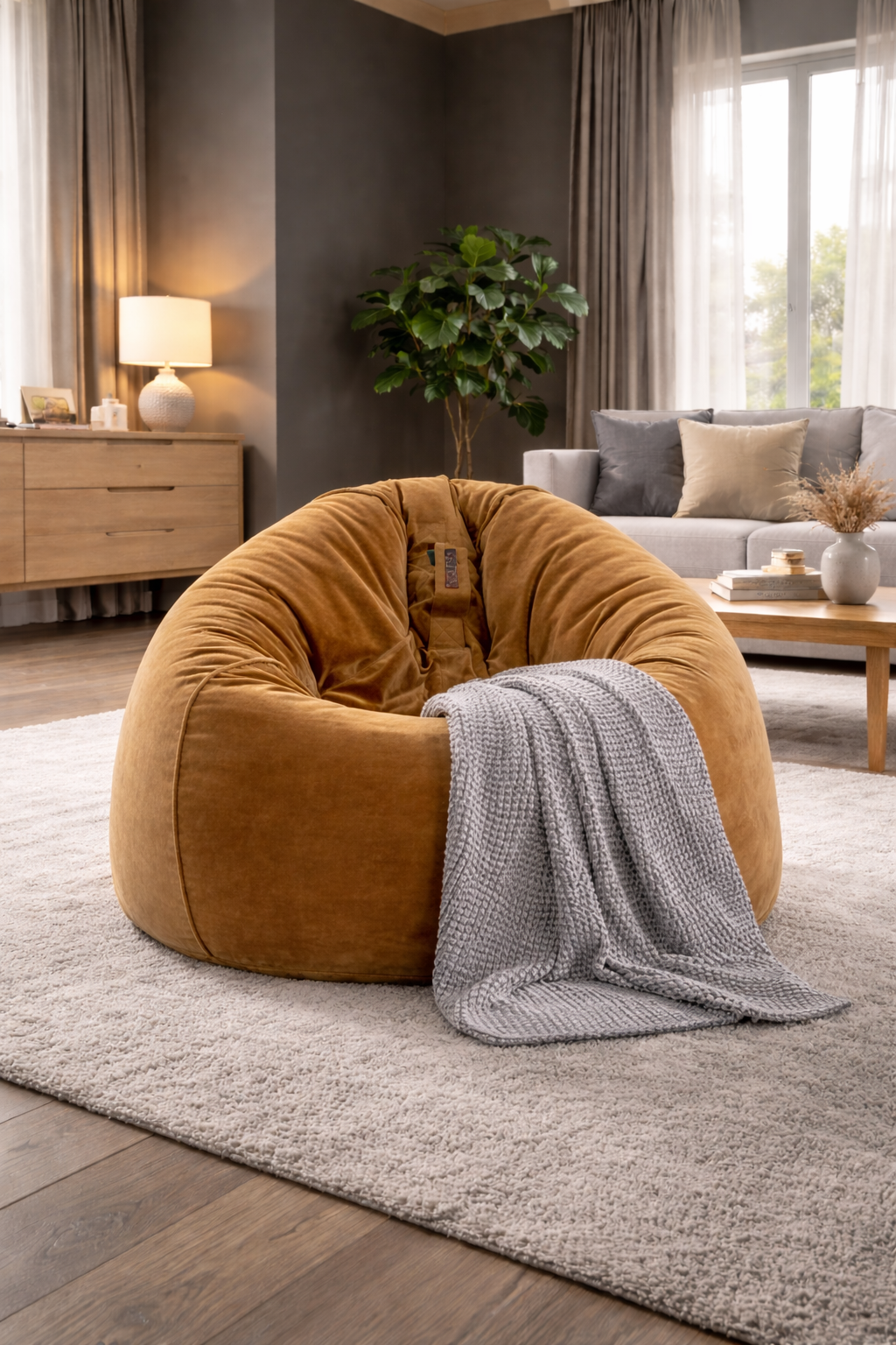 Velvet Bean Bags