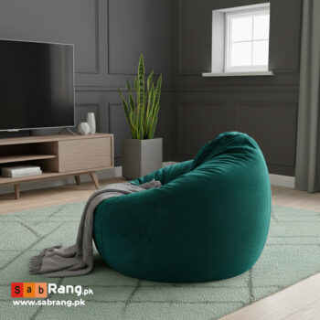 Green Velvet Bean Bag